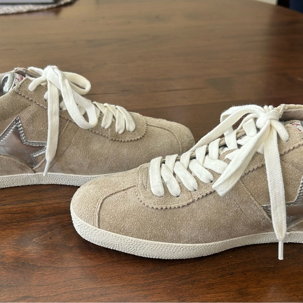 ASH Limited Guepard Bis Suede Wedge Sneaker Shoe (7.5) NEW - Picture 3 of 10
